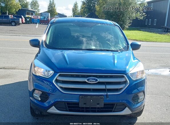 1FMCU9GD9HUA41340 2017 FORD ESCAPE Blue Instrument cluster view
