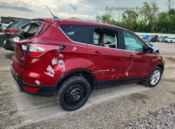 1FMCU9GD9HUE66363 2017 FORD ESCAPE Бордовый Задняя правая четверть