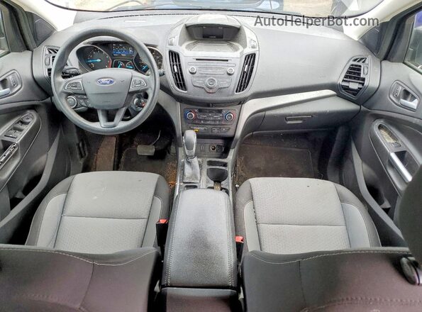 1FMCU9GD9JUB76128 2018 FORD ESCAPE Black Вид панелі приладів
