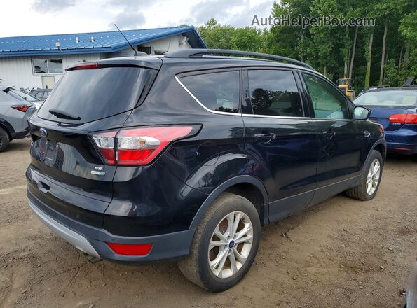 1FMCU9GD9JUB76128 2018 FORD ESCAPE Black Задня права чверть