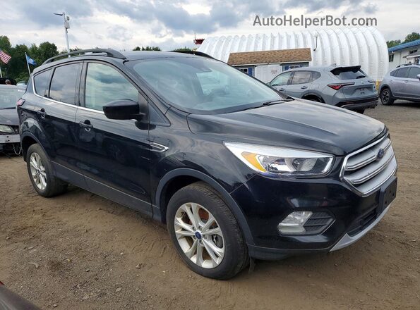 1FMCU9GD9JUB76128 2018 FORD ESCAPE Black Передня права чверть