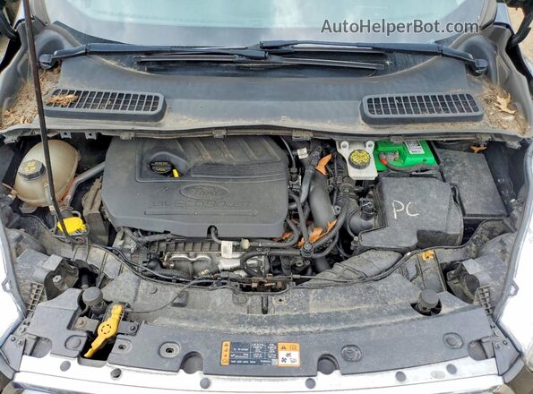 1FMCU9GD9JUB76128 2018 FORD ESCAPE Black Вид підкапотного простору