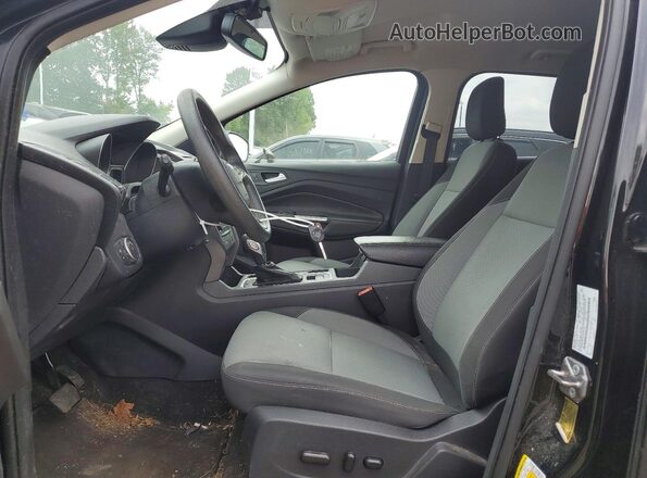 1FMCU9GD9JUB76128 2018 FORD ESCAPE Black Вид салону спереду