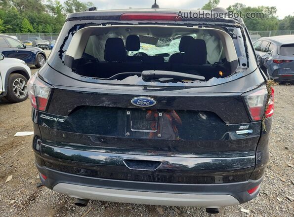 1FMCU9GD9JUC40703 2018 FORD ESCAPE Черный Вид сзади