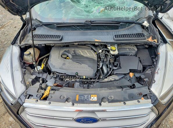 1FMCU9GD9JUC40703 2018 FORD ESCAPE Черный Вид подкапотного пространства