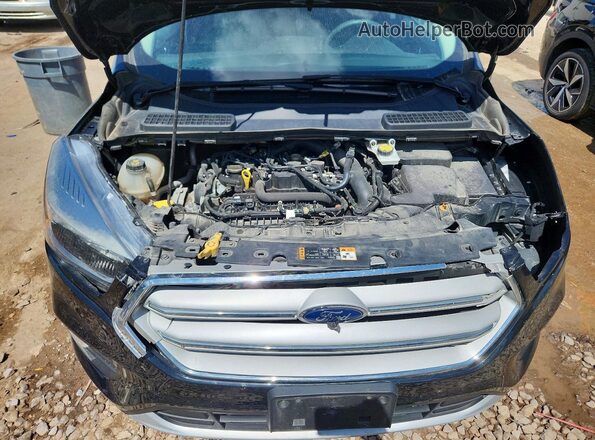 1FMCU9GD9KUB04279 2019 FORD ESCAPE Black უკანა სალონის ხედი