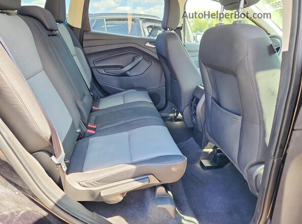 1FMCU9GD9KUB04279 2019 FORD ESCAPE Black უკანა სავარძლების ხედი