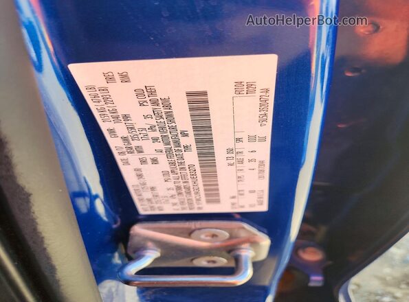 1FMCU9GDXHUE83270 2017 FORD ESCAPE Blue Вид наклейки з VIN-кодом