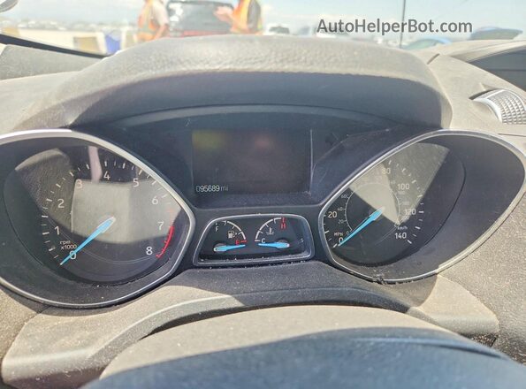 1FMCU9GDXJUB46880 2018 FORD ESCAPE Gray Widok zestawu wskaźników