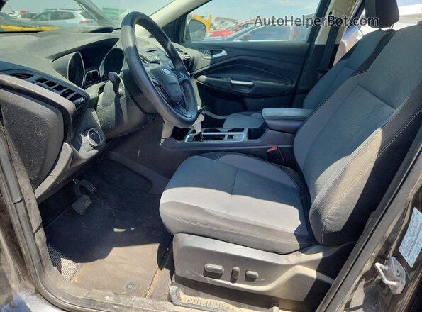 1FMCU9GDXJUB46880 2018 FORD ESCAPE Gray Widok wnętrza z przodu