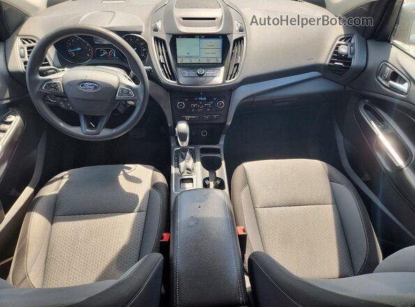1FMCU9GDXJUD46206 2018 FORD ESCAPE Black წინა პანელის ხედი