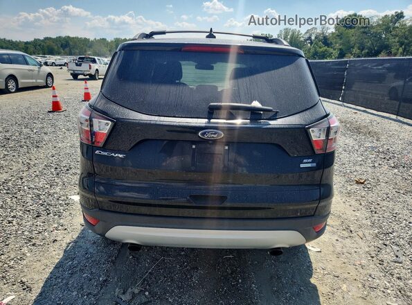 1FMCU9GDXJUD46206 2018 FORD ESCAPE Black უკანა ხედი