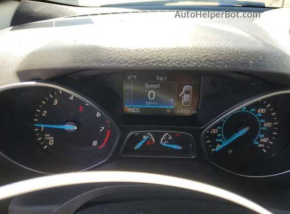 1FMCU9GX0GUB86422 2016 FORD ESCAPE Белый Вид щитка приборов
