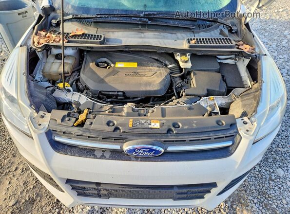 1FMCU9GX2GUB45094 2016 FORD ESCAPE White Vista del compartimento del motor
