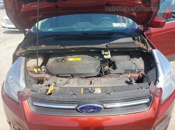 1FMCU9GX2GUB54863 2016 FORD ESCAPE Brown Widok komory silnika