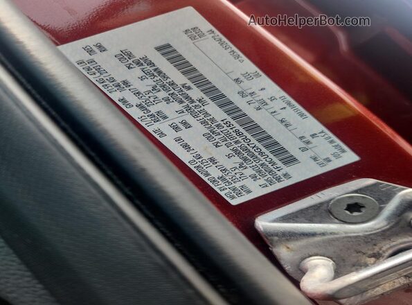 1FMCU9GX7GUB61551 2016 FORD ESCAPE Red ძრავის განყოფილების ხედი