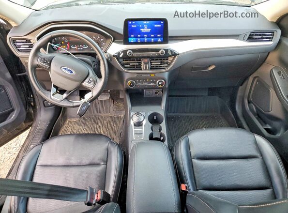 1FMCU9H6XLUB89554 2020 FORD ESCAPE Black Вид панелі приладів