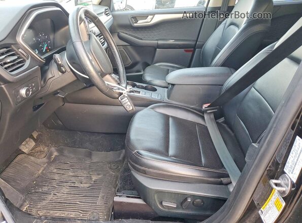 1FMCU9H6XLUB89554 2020 FORD ESCAPE Black Вид салону спереду