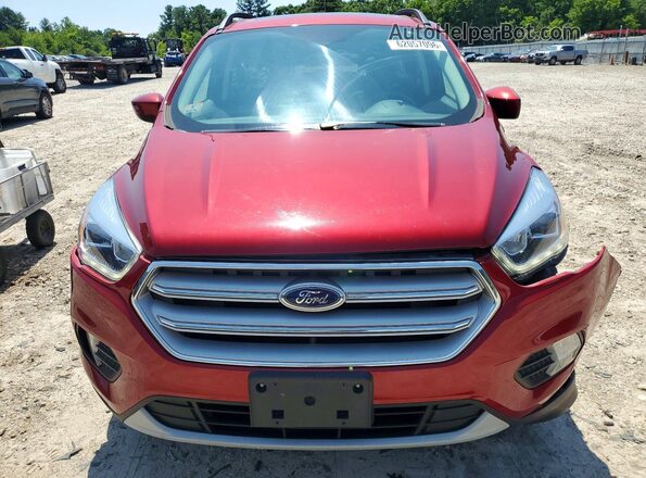 1FMCU9HD1KUB90461 2019 FORD ESCAPE Red Widok z przodu