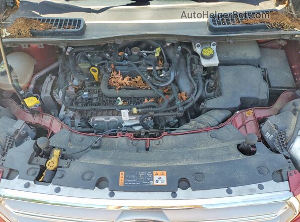 1FMCU9HD1KUB90461 2019 FORD ESCAPE Red Widok komory silnika