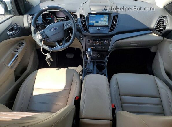 1FMCU9HDXKUA74157 2019 FORD ESCAPE White Widok deski rozdzielczej
