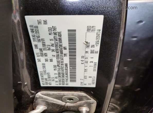 1FMCU9J90GUB32466 2016 FORD ESCAPE Gray VIN კოდის სტიკერის ხედი