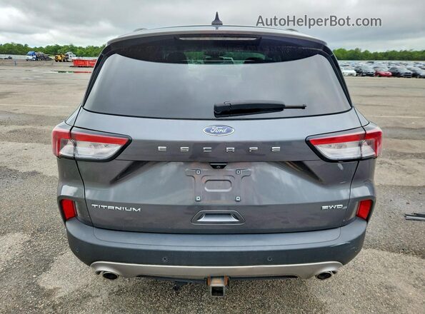 1FMCU9J90NUB42525 2022 FORD ESCAPE Серый Вид сзади