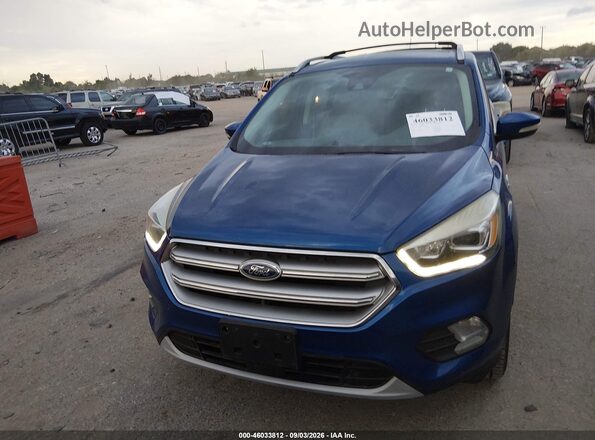 1FMCU9J91HUE53966 2017 FORD ESCAPE Blue Vista del cuadro de instrumentos