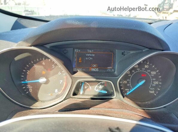 1FMCU9J91KUB94581 2019 FORD ESCAPE Серый Вид щитка приборов
