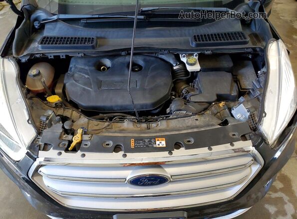 1FMCU9J91KUC33461 2019 FORD ESCAPE Black Rear interior view