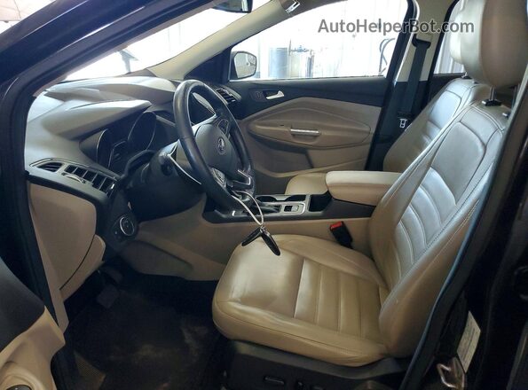 1FMCU9J91KUC33461 2019 FORD ESCAPE Black Front interior view