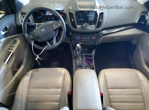 1FMCU9J91KUC33461 2019 FORD ESCAPE Black Dashboard view