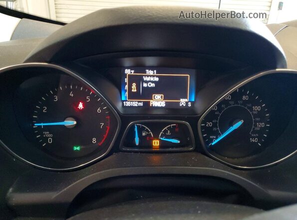 1FMCU9J91KUC33461 2019 FORD ESCAPE Black Instrument cluster view