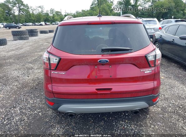 1FMCU9J93JUB58051 2018 FORD ESCAPE Red 