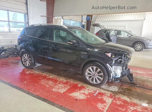 1FMCU9J95JUD55996 2018 FORD ESCAPE Черный Передняя правая четверть