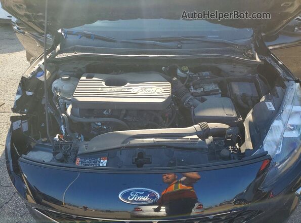 1FMCU9J95LUA98809 2020 FORD ESCAPE Black Vista del compartimento del motor