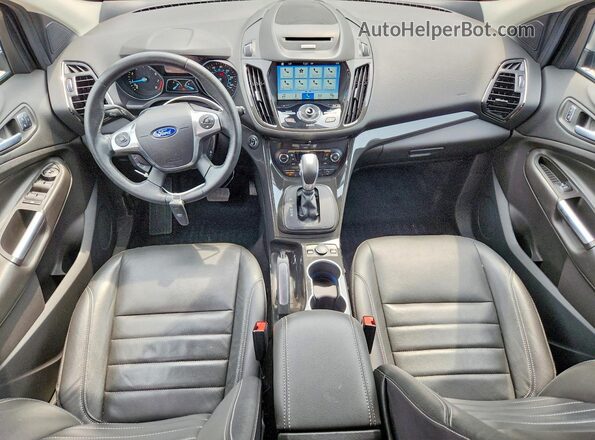 1FMCU9J98GUB68258 2016 FORD ESCAPE Серебряный Вид панели приборов