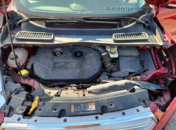 1FMCU9J9XJUD44167 2018 FORD ESCAPE Red Շարժիչի բաժամունքի տեսք