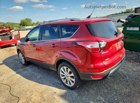 1FMCU9J9XJUD44167 2018 FORD ESCAPE Red Հետևի ձախ