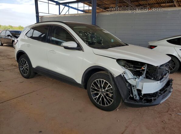 1FMCU9J9XLUC35582 2020 FORD ESCAPE White Przód prawy