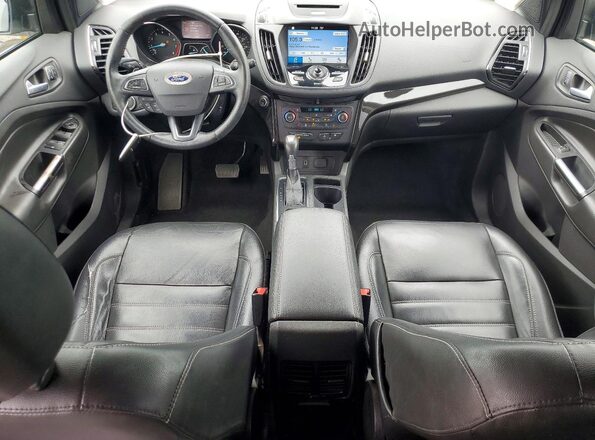 1FMCU9JD7HUE28901 2017 FORD ESCAPE Серый Вид панели приборов