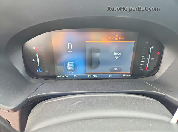 1FMCU9MN0PUA96450 2023 FORD ESCAPE White Սարքավորումների վահանակի տեսք