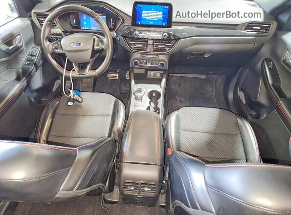 1FMCU9MN3RUA88720 2024 FORD ESCAPE Белый Вид панели приборов
