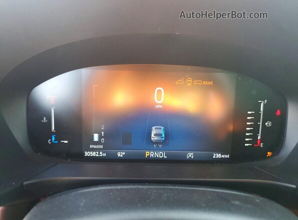 1FMCU9NA3PUB43353 2023 FORD ESCAPE Blue Vista del cuadro de instrumentos