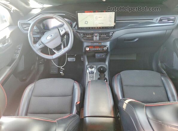1FMCU9NA3PUB43353 2023 FORD ESCAPE Blue Vista del salpicadero