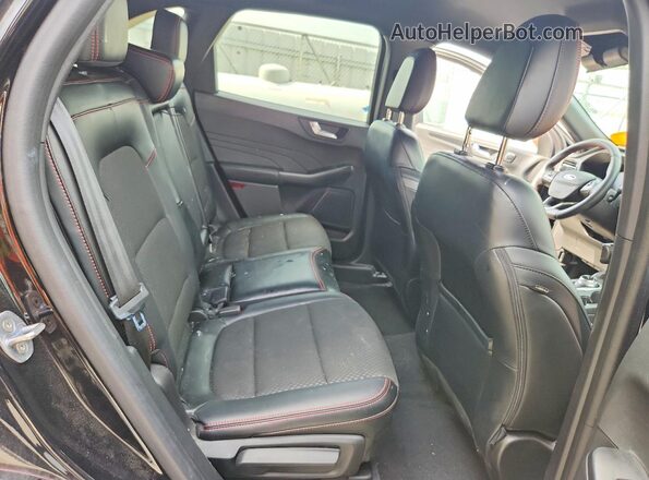 1FMCU9PZXPUB43322 2023 FORD ESCAPE Black Widok wnętrza z tyłu