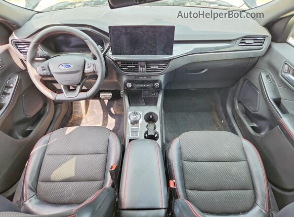 1FMCU9PZXPUB43322 2023 FORD ESCAPE Black Widok deski rozdzielczej