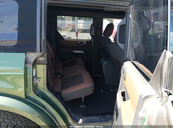 1FMDE5BH1PLA97457 2023 FORD BRONCO Green Vista de la etiqueta del VIN