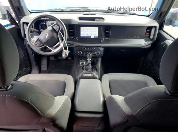 1FMDE5BH3PLB24237 2023 FORD BRONCO Blue Առջևի վահանակի տեսք