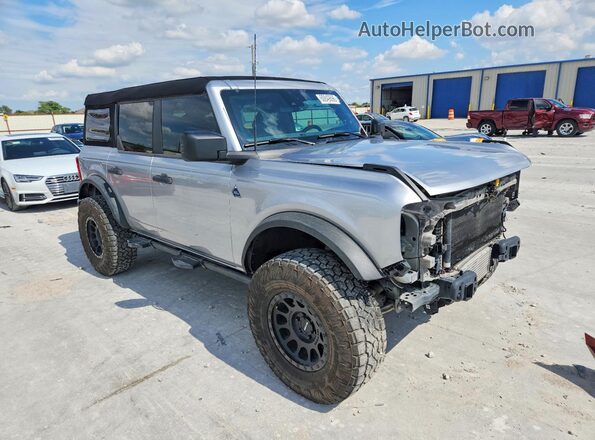1FMDE5BH6PLB10378 2023 FORD BRONCO Silver Передня права чверть